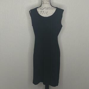 Lands' End Sleeveless Dress Black Size 10